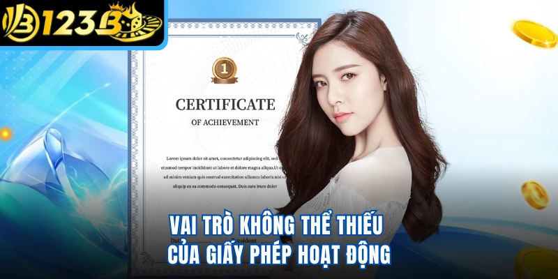 Vai trò không thể thiếu của giấy phép hoạt động 
